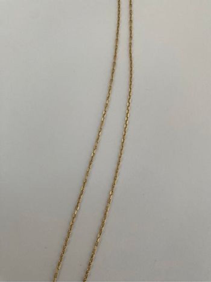 Collier or jaune 750/1000 maille marine - photo numéro 5