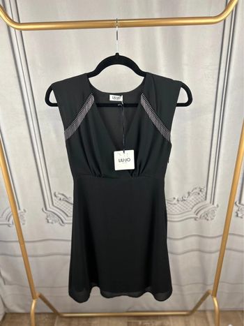 Robe chic Noir chaînette LiuJo 34 Neuve