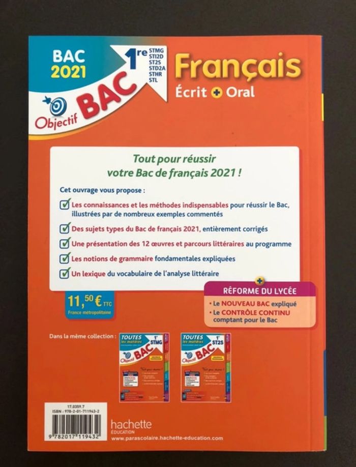 Bac de français stmg, sti2d, st2s, std2a, sthr, stl - photo numéro 2