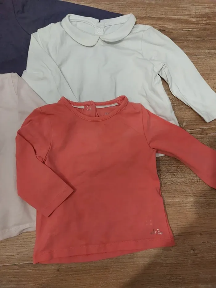 Lot 4 tee-shirts 6mois - photo numéro 2
