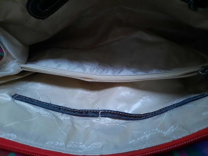Sac à main multicolore - Marque Fuchsia Paris. - photo numéro 7