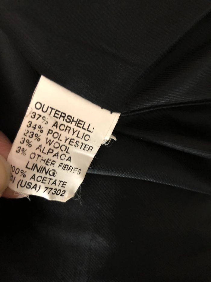 🖤Joli manteau à carreaux en laine alpaga Zara vintage 2000 Y2K wool alpaca coat🩶 - photo numéro 13