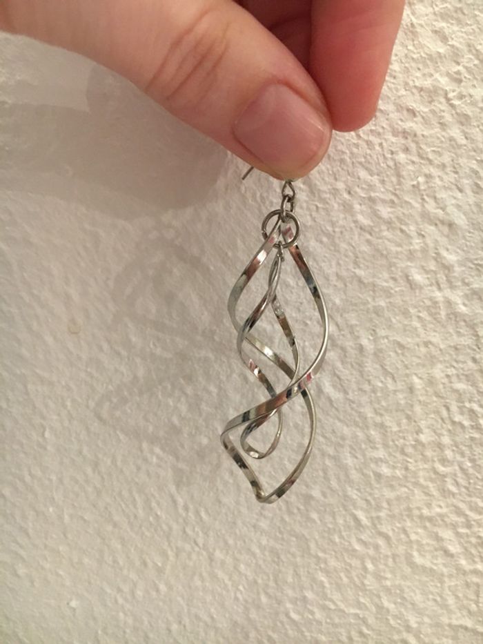 Boucle d oreilles argent