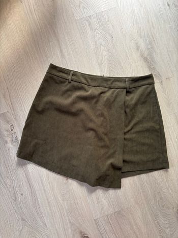 Skort velours vert kaki - Taille XL