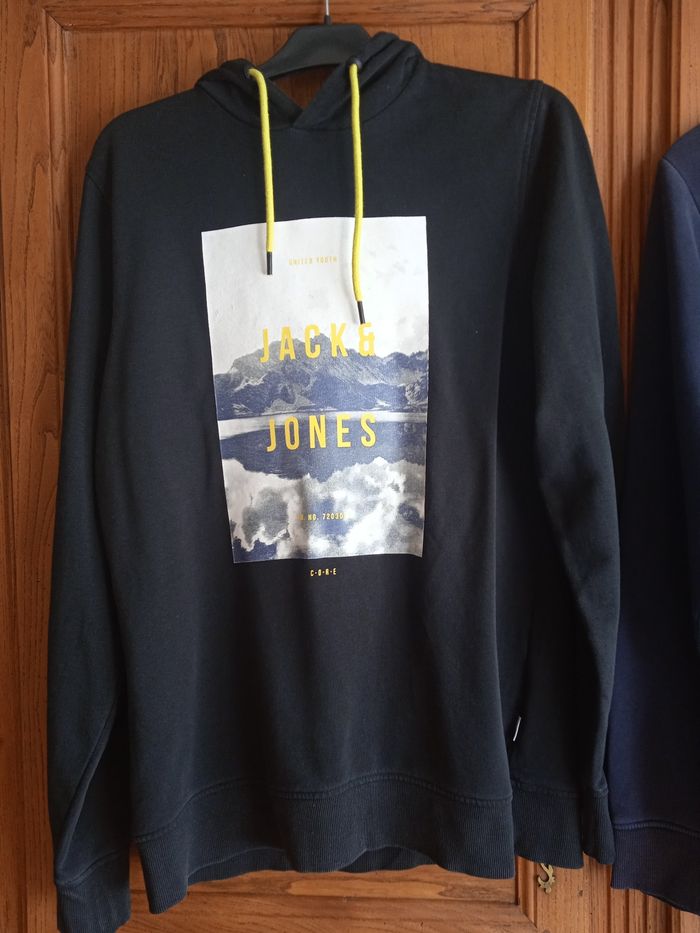 Lot de 2 sweats shirts Jack & Jones taille L - photo numéro 2