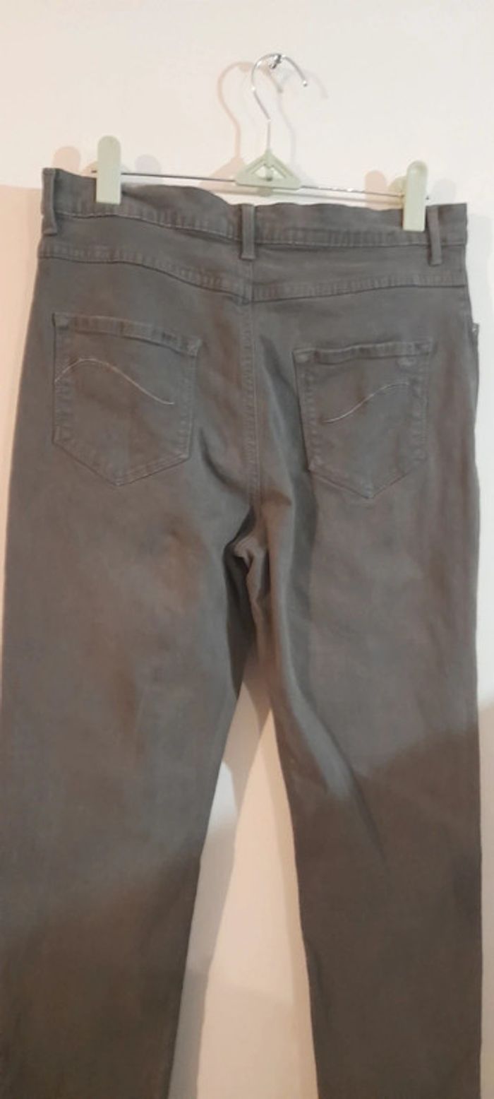 Pantalon femme marron taille 40 - photo numéro 3