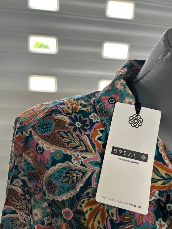 Chemise femme fleurie - photo numéro 5