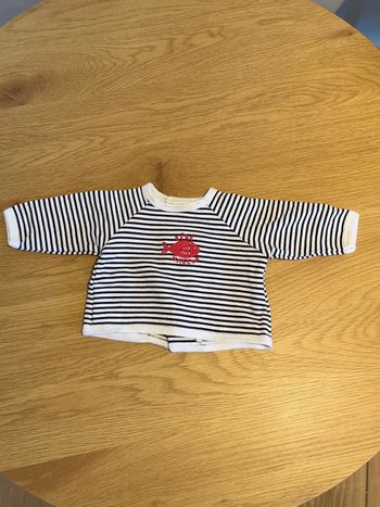 Pull à rayures bébé garçon taille 3 mois