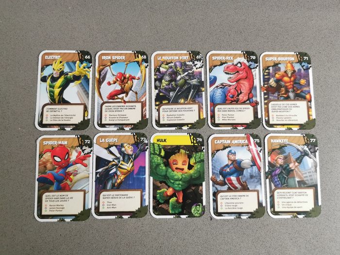 Lot de cartes j'explore l'univers Marvel avec Groot 2024 - photo numéro 8