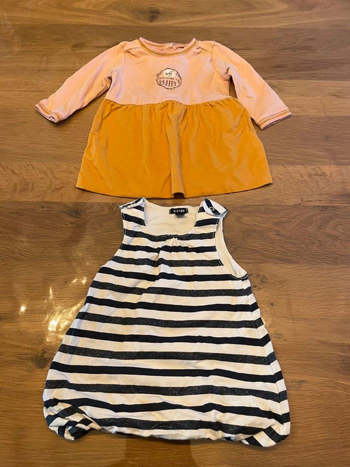 Lot de 2 robes fille 3 mois - photo numéro 2