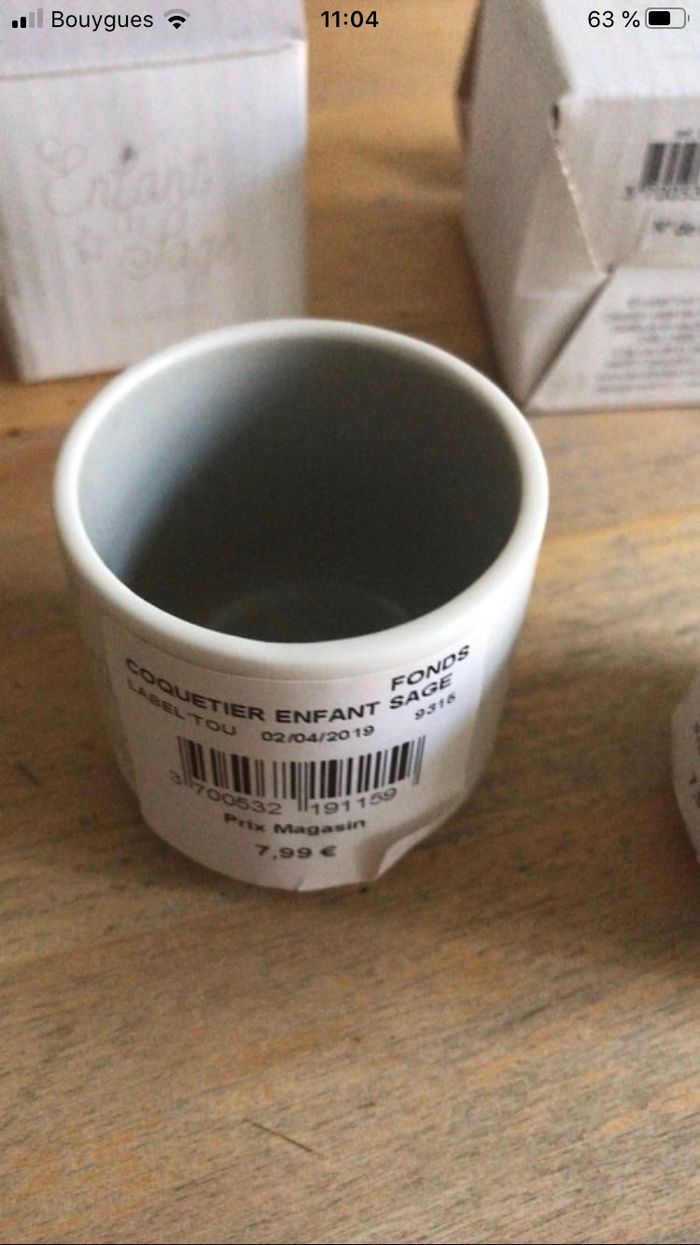 lot 2 coquetiers Neuf et emballé - photo numéro 5