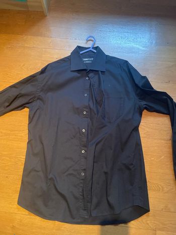Celio chemise noir taille L