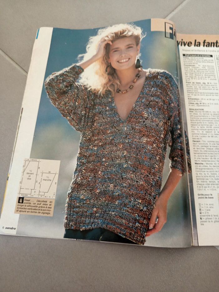 Magazine les plus beaux tricots sandra - photo numéro 2