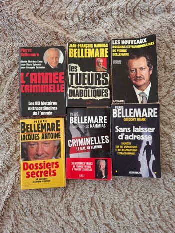 Lot de 6 récits de Pierre Bellemare en bon état