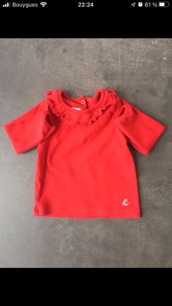 Tee-shirt neuf petit bateau 6 mois