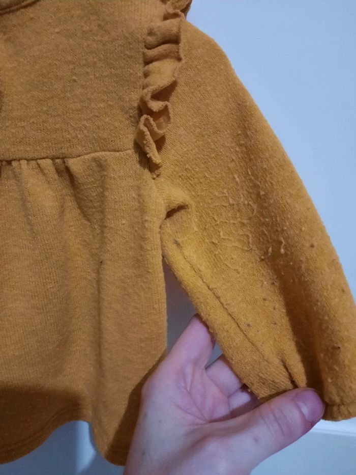 Pull moutardes petitr fille - photo numéro 3