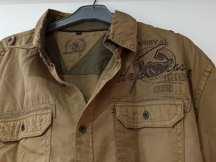 Chemise homme marron Carnet de Vol - photo numéro 2