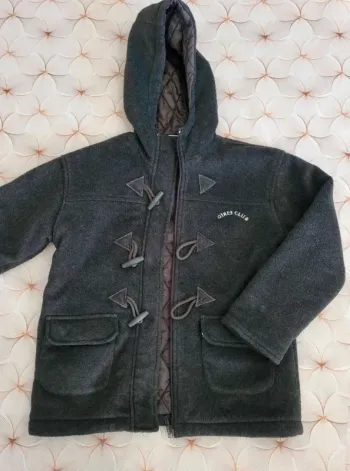 Manteau  Enfant chaud Fille Taille  8  ans  noir très bon état