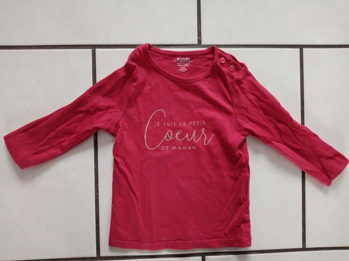 Maillot manches longues fille 9 mois