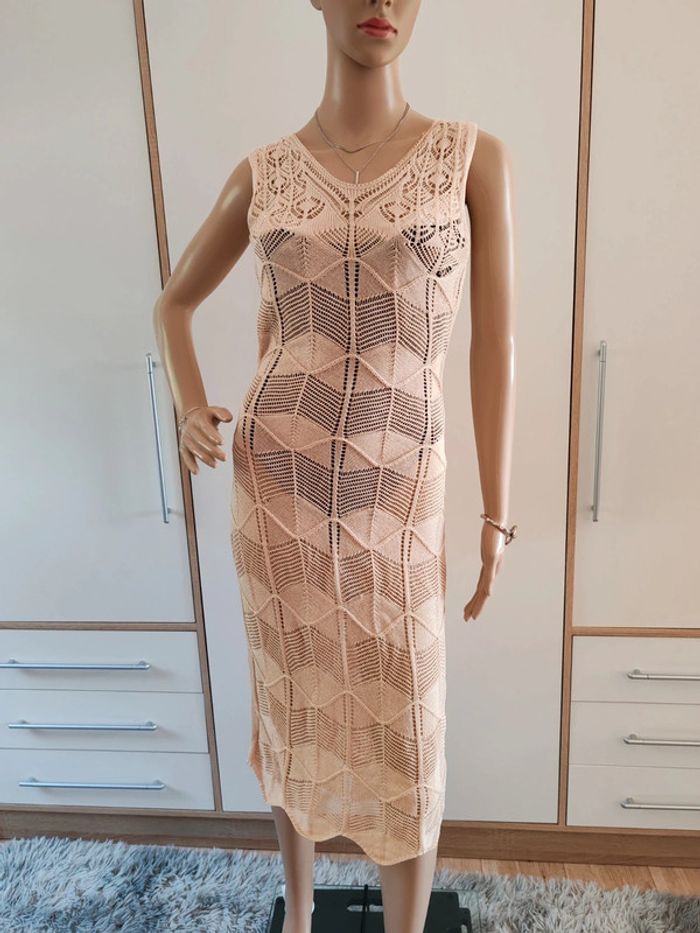 Robe de plage au crochet