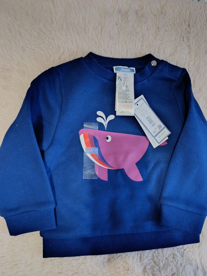 Pull bleu marine Jacadi