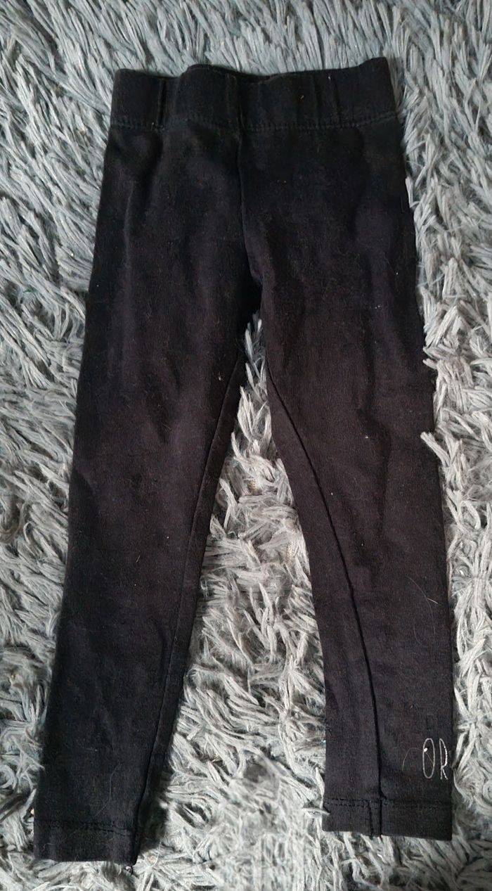 Lot 3 leggings noir 2ans - photo numéro 5