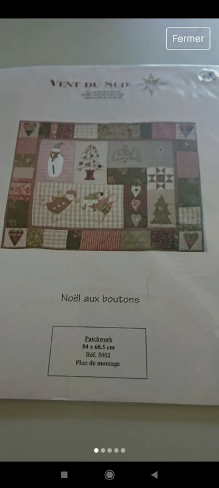 Patron pour patchwork