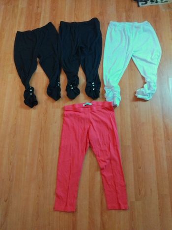 Lot de 4 leggings courts