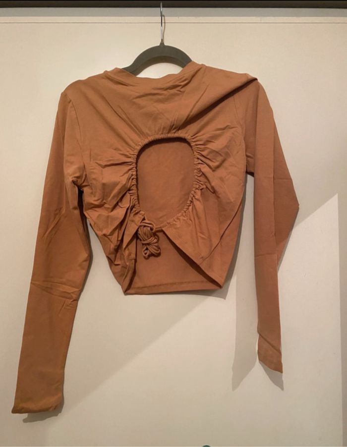 Crop top manches longues H&M taille L neuf - photo numéro 4
