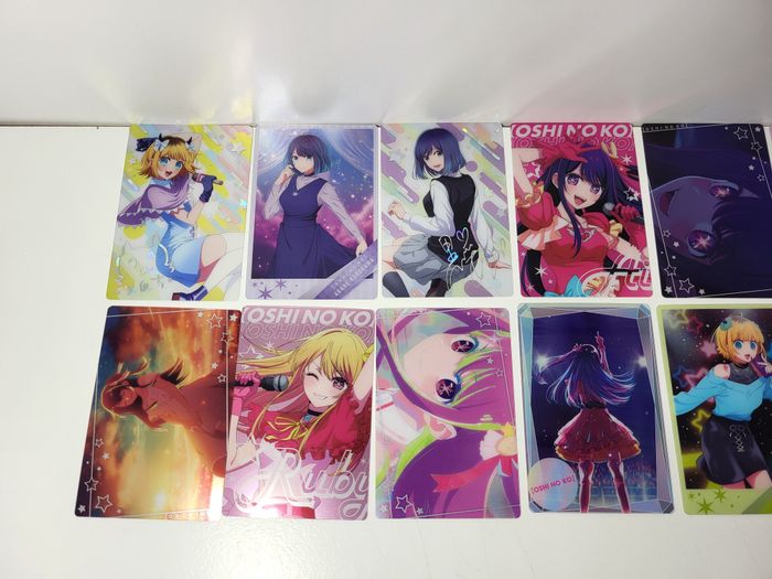 lot de 15 cartes wafer series + 13 Cartes Bromide Oshi No Ko wafer Series - photo numéro 2