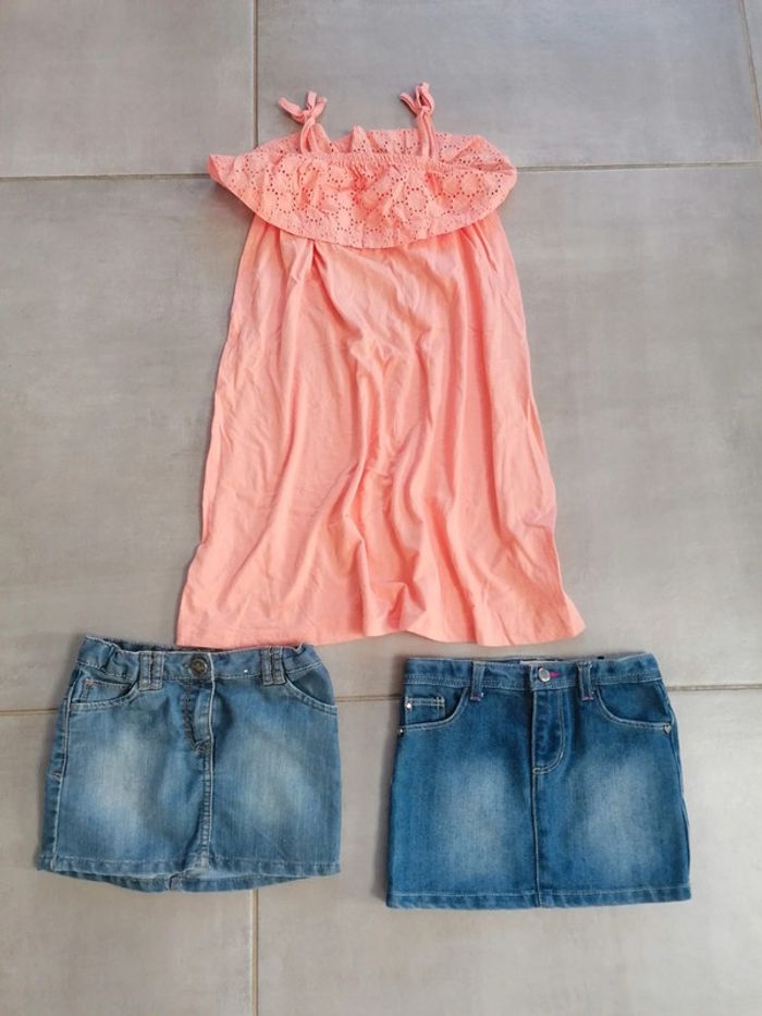 Jupe /robe en Lot Été 4ans fille #4ans_krocaro