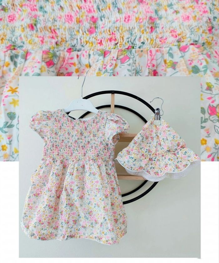 18 mois robe été+ chapeau Kiabi