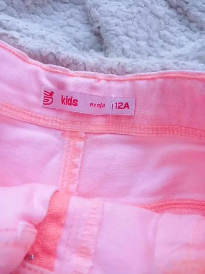 Petit short coton rose - photo numéro 4