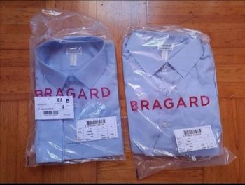 Chemises professionnelles bleu ciel - Bragard