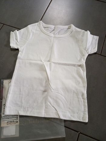 Tee shirt blanc Kiabi 4 ans