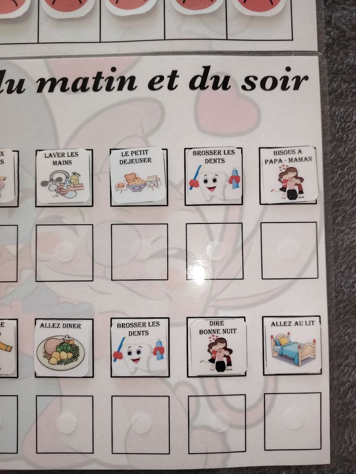 Ma routine du matin et du soir plus fiche comportement - photo numéro 4
