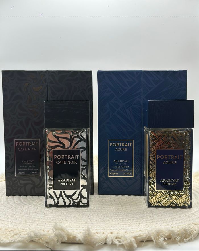 2 parfums café Noir et azur
