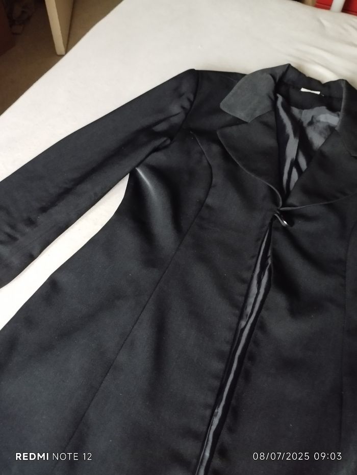 Veste blazer noire cintrée, taille 42 - photo numéro 6