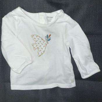 T shirt manche longue 3 mois