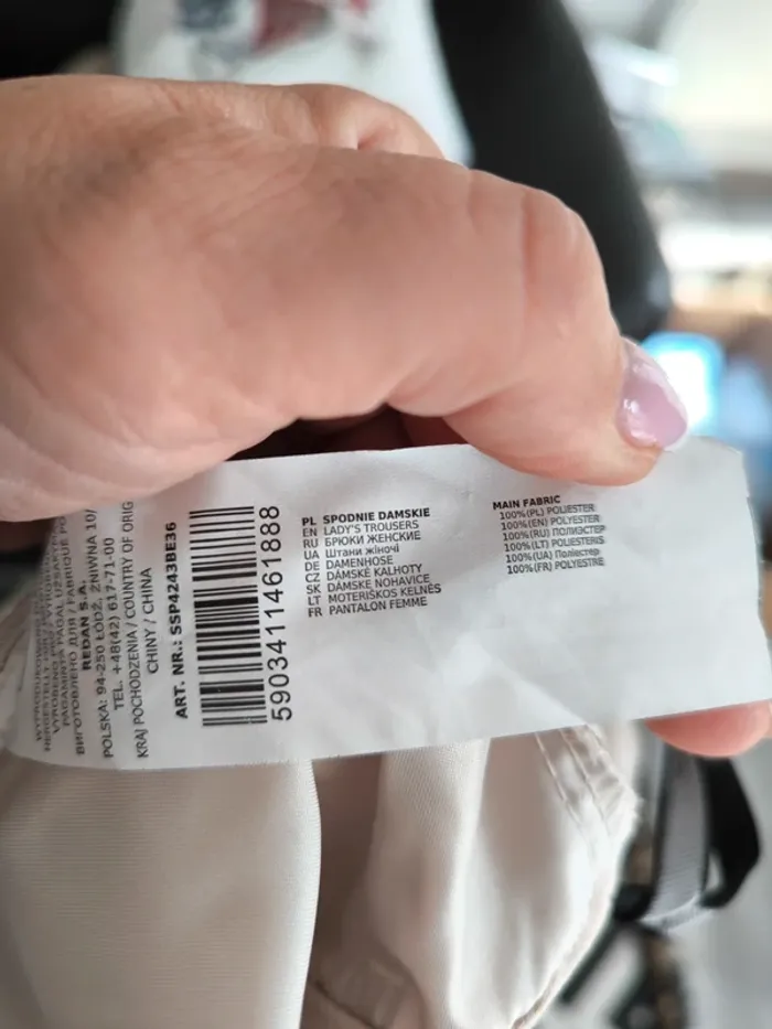 Pantalon beige Top Secret Woman – Taille 36 – Neuf avec étiquette - photo numéro 5