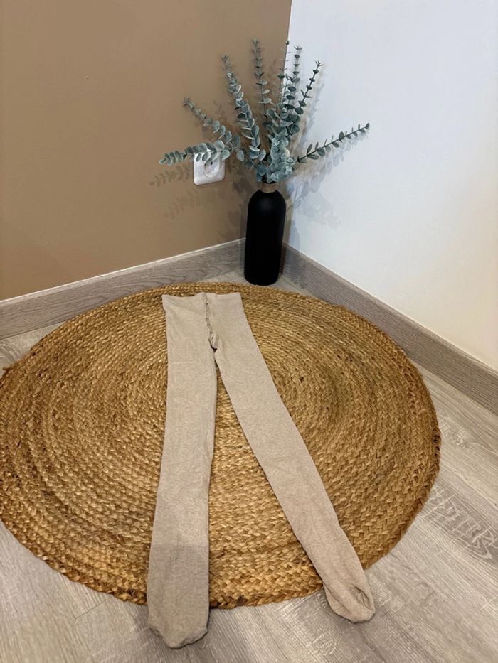 Collant femme taille 2 beige