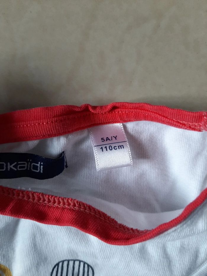 Tee shirt sans manches fille 5 ans - photo numéro 3