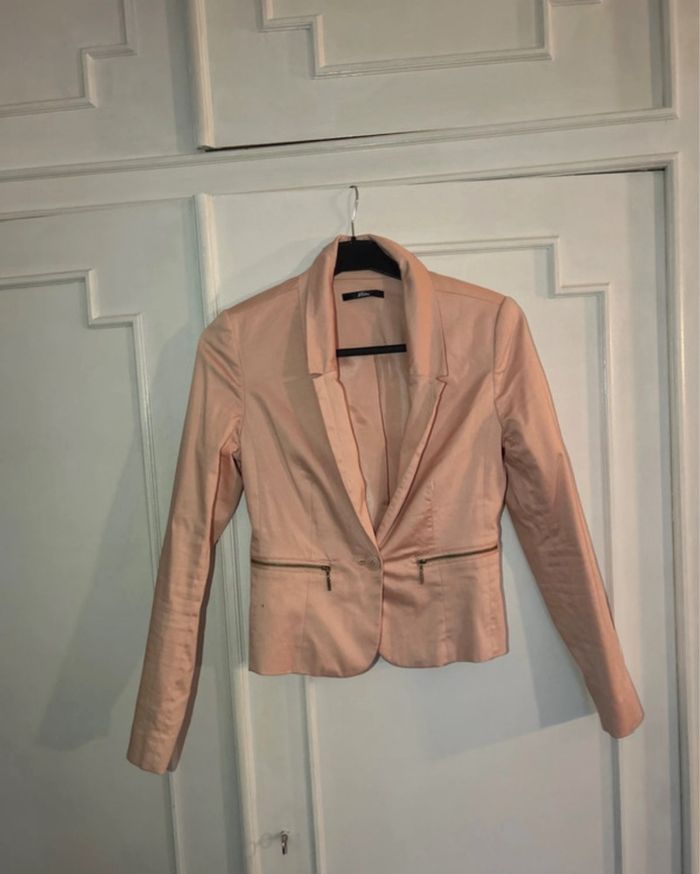 Blazer rose saumon - photo numéro 1