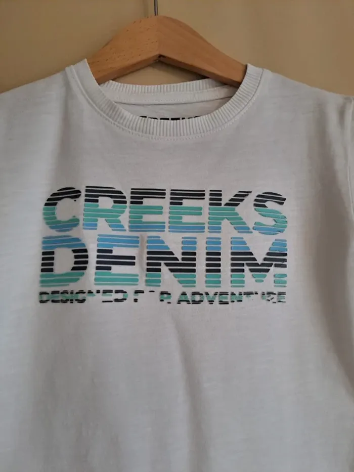 T-shirt garçon 6 ans creeks dessin craquelé prix mini - photo numéro 2