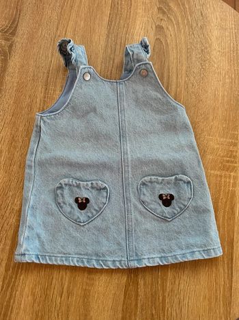 Robe salopette jean Minnie