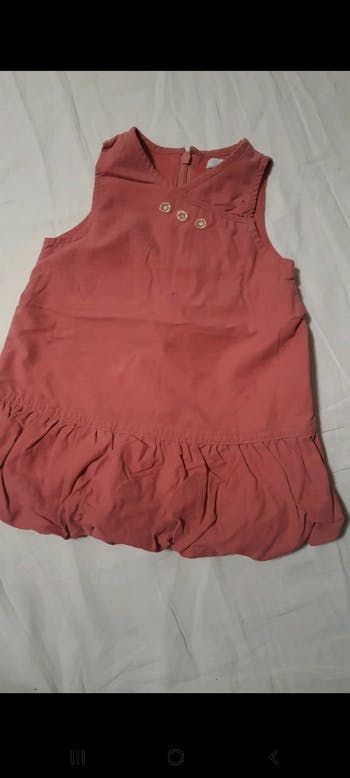 Très jolie robe obaibi rose 6 mois
