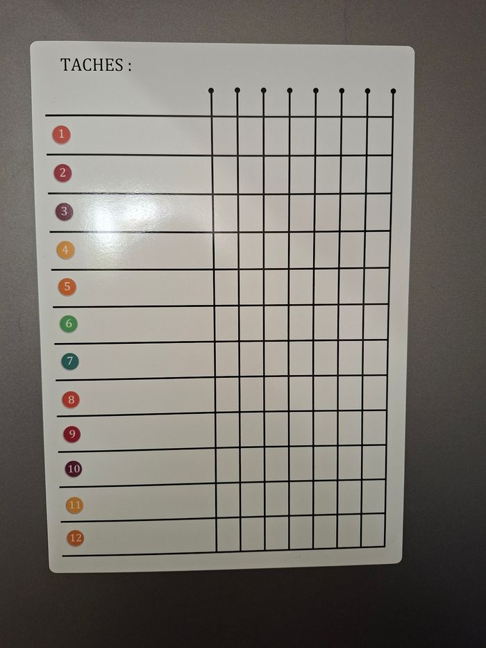 Calendrier magnétique éducatif / organisation – NEUF – Idéal famille ou cadeau - photo numéro 2