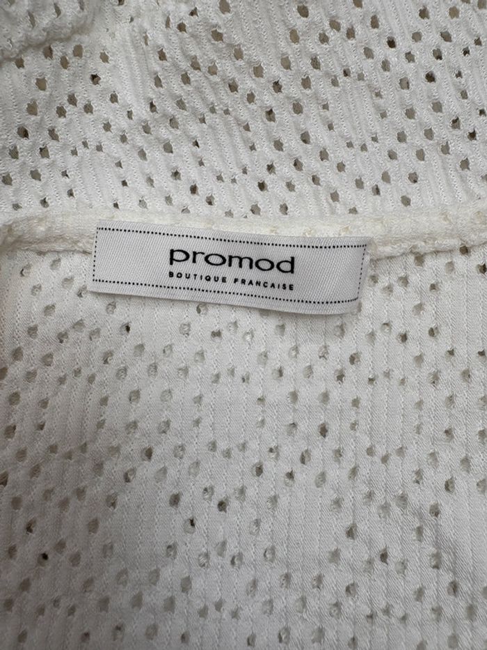 Blouse à manches courtes Promod | Blanc | Taille 40 - photo numéro 3