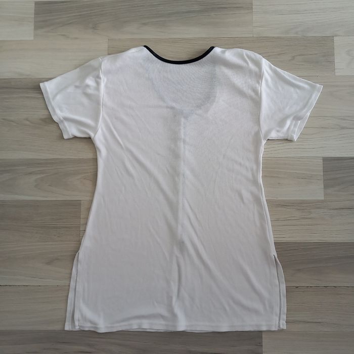 Chemisier femme blanc à manches courtes taille unique - photo numéro 7