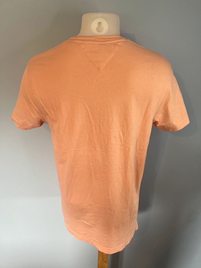 T-shirt Tommy Hilfiger rose clair – taille S – 100 % coton – basique chic - photo numéro 4